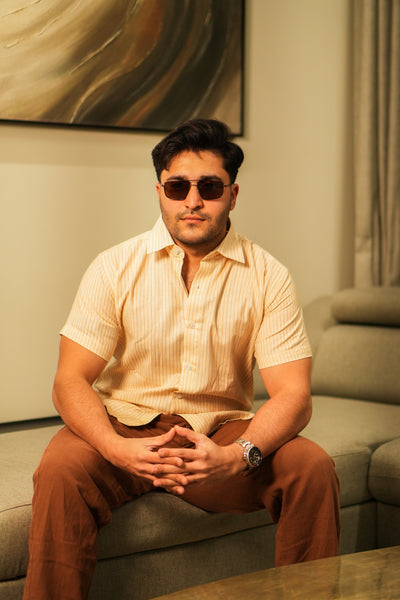 THE IVORY STRIPED SHIRT