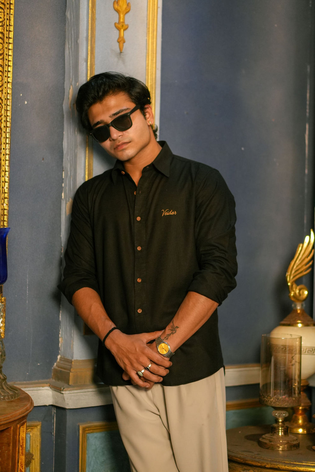 The classic black shirt